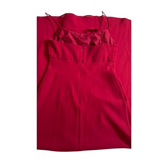 Michelangelo Prom/ Wedding Gown Red Maxi Dress Size M - Picture 10 of 12